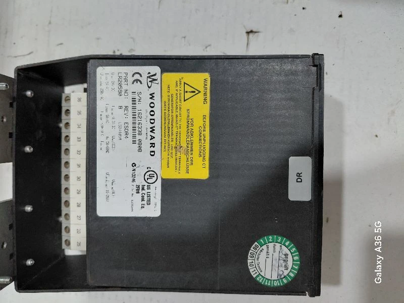 WOODWARD ESDR4 DIFFERENTIAL CURRENT PROTECTION RELAYS