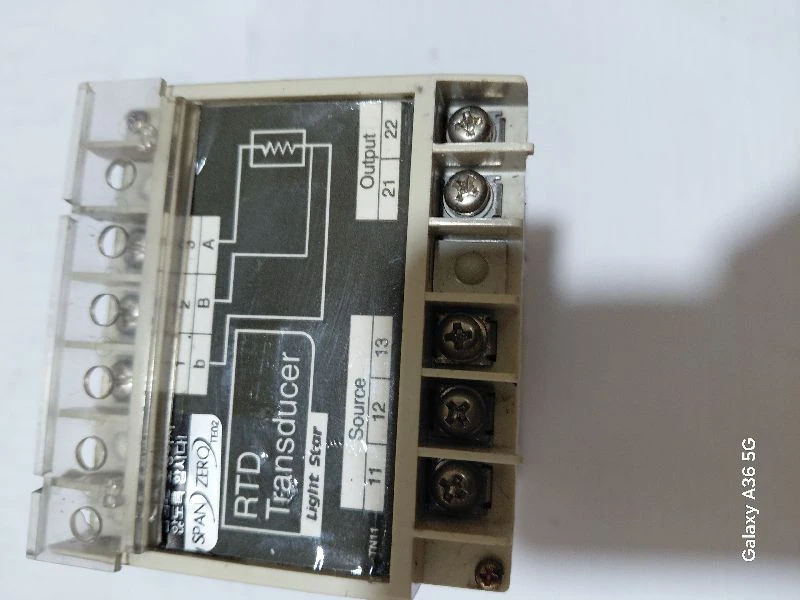 Light Star - KTP-116 - RTD TRANSDUCER -4-20mA DC - PT100 Ohm - 110-220 VAC